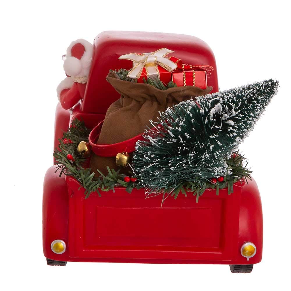 Amazon.com: 14-Inch Coca-Cola Santa in Pickup Truck : Home & Kitchen